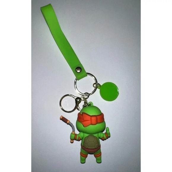 New Michelangelo Teenage Mutant Ninja Turtles Keychain. - Picture 3 of 3